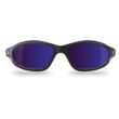 Edge Eyewear Dakura Polarized Safety Glasses Blue Mirror Lens Black Frame 1 pk Edge Eyewear Dakura Polarized Safety Glasses Blue Mirror Lens Black Frame 1 pk