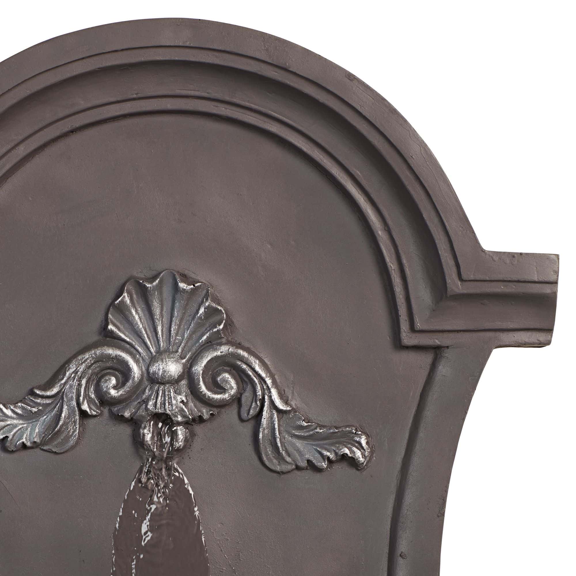 John Timberland Outdoor Wall Water Fountain 33" High 2 Tiered Ornate for Yard Garden Patio Deck Home John Timberland Outdoor Wall Water Fountain 33" High 2 Tiered Ornate for Yard Garden Patio Deck Home - Image 4