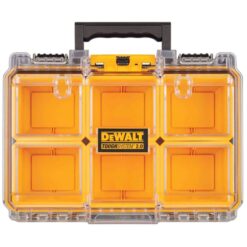 DeWalt ToughSystem 2.0 10.47 in. W X 5.2 in. H Half-Size Organizer Polypropene 6 compartments Yellow