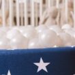 Ball Pit - Dream Collection - White Stars on Navy Blue