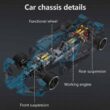 CaDA® Speed Series Model Car Building Set C64004W Electric Super Racing Car(1667 Pieces) Can Be Converted into a RC Car for Kids