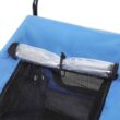 Aosom Elite-Jr 2-In-1 Dog Pet Bicycle Trailer, Jogging Stroller with 360-Degree Swivel Wheels & Large Easy Entry, Blue