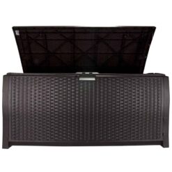 Suncast Resin 99-Gallon Deck Box - Mocha Brown - DBW9200