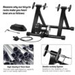 Costway Bike Trainer Bicycle Exercise Stand w/ 8 Levels Resistance