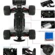 RC Car, FMT Remote Control Truck High Speed Off-Road 30+MPH 1/12 Scale Full Proportional 2.4Ghz 2WD (Color: Yellow)