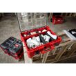 Milwaukee Packout 19.7 in. Deep Storage Organizer 2100 cu in Black/Red