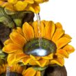 John Timberland Outdoor Floor Water Fountain with Light LED 26" High Cascading Garden Fairy and Sunflowers for Yard Garden Patio