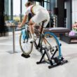 Bike Trainer Stand, HEALTH LINE PRODUCT Stationary Exercise Trainer Stand, Fit 26-28"/700C Mountain Road Bicycle Support 330lbs Portable Cycling Stand