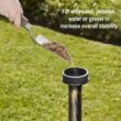 Westcharm 34" Solar LED Bird Bath: Outdoor Garden Decoration, Antique Bronze