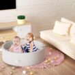 Teedor Foam Ball Pit (200 Balls Included), 39.4 x 11.5 inch large Ball Pits for Toddlers, Soft Children Indoor Round Playpen Teedor Foam Ball Pit (200 Balls Included), 39.4 x 11.5 inch large Ball Pits for Toddlers, Soft Children Indoor Round Playpen
