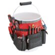 Milwaukee 2.17 in. W X 13.39 in. H Ballistic Nylon Bucket Organizer 32 pocket Black/Red 1 pc Milwaukee 2.17 in. W X 13.39 in. H Ballistic Nylon Bucket Organizer 32 pocket Black/Red 1 pc