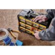DeWalt 4.2 in. W X 13.5 in. H Flip Bin Storage Organizer Plastic 12 compartments Yellow