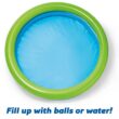 Kidoozie B-Active Jumbo Splash n' Play Ball Pit, 50" Pool, 100 Balls, Suitable for Ages 2 Years and Up