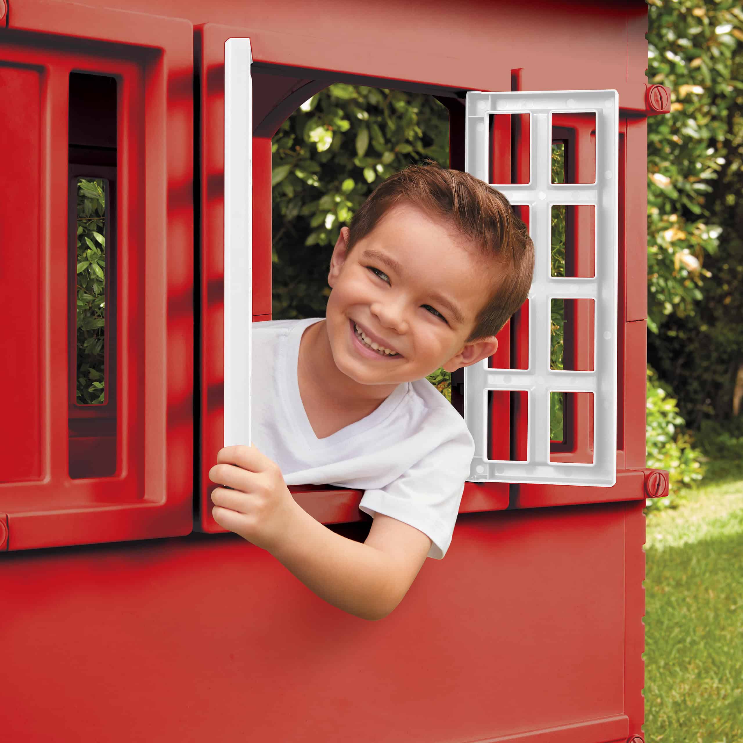 Little Tikes Cape Cottage House, Red with Working Door, Window Shutters, Flag Holder | Easy Installation Process Kids 2-6 Years Old Little Tikes Cape Cottage House, Red with Working Door, Window Shutters, Flag Holder | Easy Installation Process Kids 2-6 Years Old - Image 7