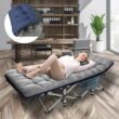 ShangQuan WuLiu Folding Camping Cots for Adults Heavy Duty cot with Carry Bag Portable Sleeping Bed for Traveling