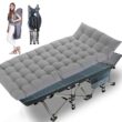 ShangQuan WuLiu Folding Camping Cots for Adults Heavy Duty cot with Carry Bag Portable Sleeping Bed for Traveling