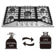 Gaslandchef 30'' Gas 5 Burner Cooktop with Dual Size Power Burner