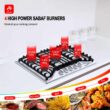 Gaslandchef 30'' Gas 5 Burner Cooktop with Dual Size Power Burner