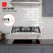 Gaslandchef 30'' Gas 5 Burner Cooktop with Dual Size Power Burner