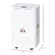 Homcom 21 Pints per Day Console Dehumidifier for Rooms up to 129 Square Feet Sq. Ft.