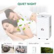 Homcom 21 Pints per Day Console Dehumidifier for Rooms up to 129 Square Feet Sq. Ft.