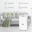 Homcom 21 Pints per Day Console Dehumidifier for Rooms up to 129 Square Feet Sq. Ft.