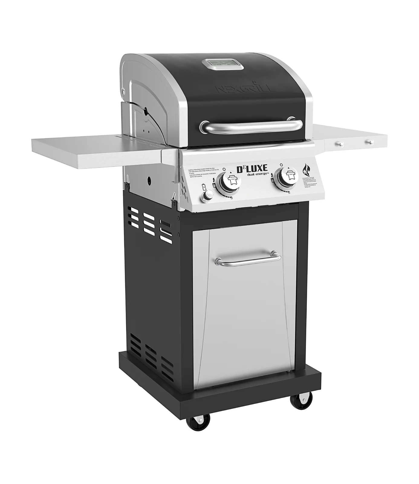 Nexgrill Deluxe 2-Burner Grill: Foldable Side Shelves & 28000 BTUs for Compact Grilling Nexgrill Deluxe 2-Burner Grill: Foldable Side Shelves & 28000 BTUs for Compact Grilling - Image 3