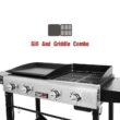 Royal Gourmet 4 - Burner Flat Top Liquid Propane 48000 BTU Gas Grill