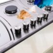 Trifecte 30" Gas 5 Burner Cooktop with Dual Size Power Burner