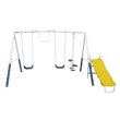 XDP Recreation Blue Ridge Play Outdoor Backyard Playset Kids Swing Set W/ Slide