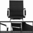 Costway Set of 2 Black Faux Leather Seating Office Guest Chairs Waiting Room Chairs Costway Set of 2 Black Faux Leather Seating Office Guest Chairs Waiting Room Chairs