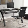 Costway Set of 2 Black Faux Leather Seating Office Guest Chairs Waiting Room Chairs Costway Set of 2 Black Faux Leather Seating Office Guest Chairs Waiting Room Chairs