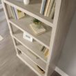 SAUDER 69.76 in. Chestnut Wood 5-shelf Standard Bookcase with Adjustable Shelves