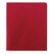 Smead Two-Pocket Folder, Textured Paper, 100-Sheet Capacity, 11 X 8.5, Red, 25/box Bundle of 5 Boxes