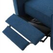 Noble House Darvis 27 in. Dark Blue Club Chair Recliner