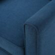 Noble House Darvis 27 in. Dark Blue Club Chair Recliner