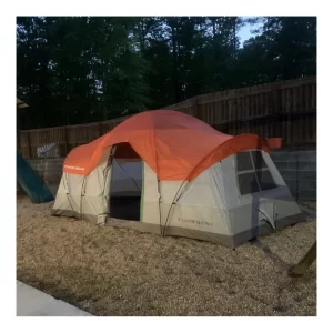 Tahoe Gear Olympia 10 Person 3 Season Outdoor Camping Tent - Orange