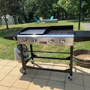 Royal Gourmet 4 - Burner Flat Top Liquid Propane 48000 BTU Gas Grill