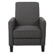 Noble House Darvis 27 in. Smokey Club Chair Recliner