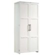HomeVisions Soft White Storage Cabinet