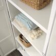 HomeVisions Soft White Storage Cabinet