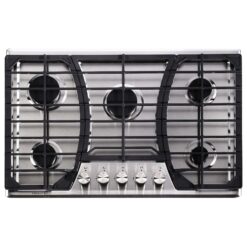 Trifecte 30" Gas 5 Burner Cooktop with Dual Size Power Burner