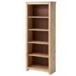StyleWell 4-Shelf Unfinished Natural Pine Wood Standard Bookcase (58 in. H)