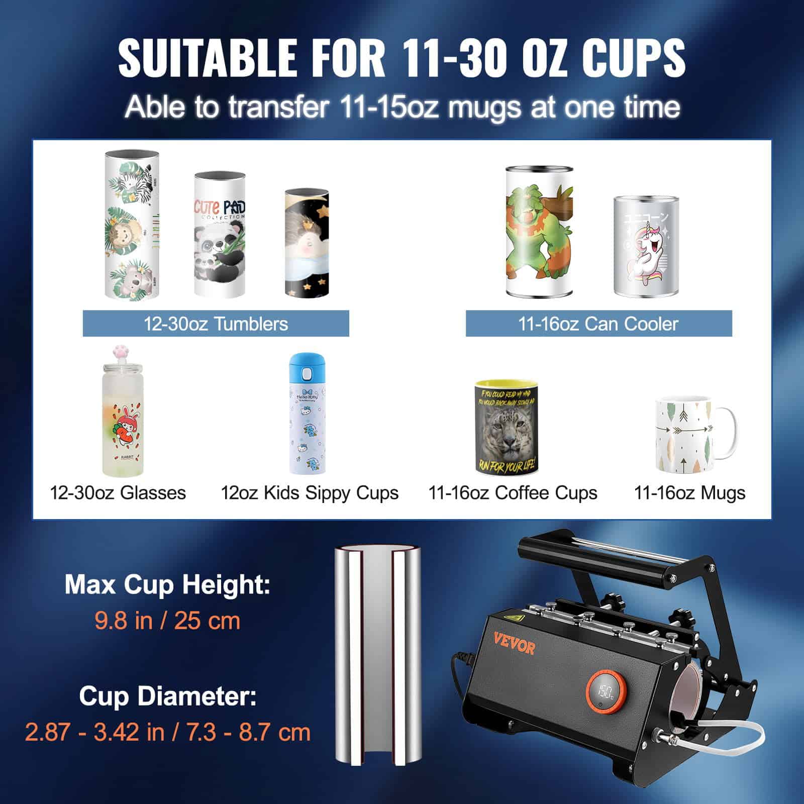 30oz Tumbler Heat Press for Sublimation Transfer 30oz Tumbler Heat Press for Sublimation Transfer - Image 3