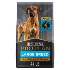 Purina Pro Plan Adult Large Breed Chicken & Rice Formula Dry Dog Food (47lb)