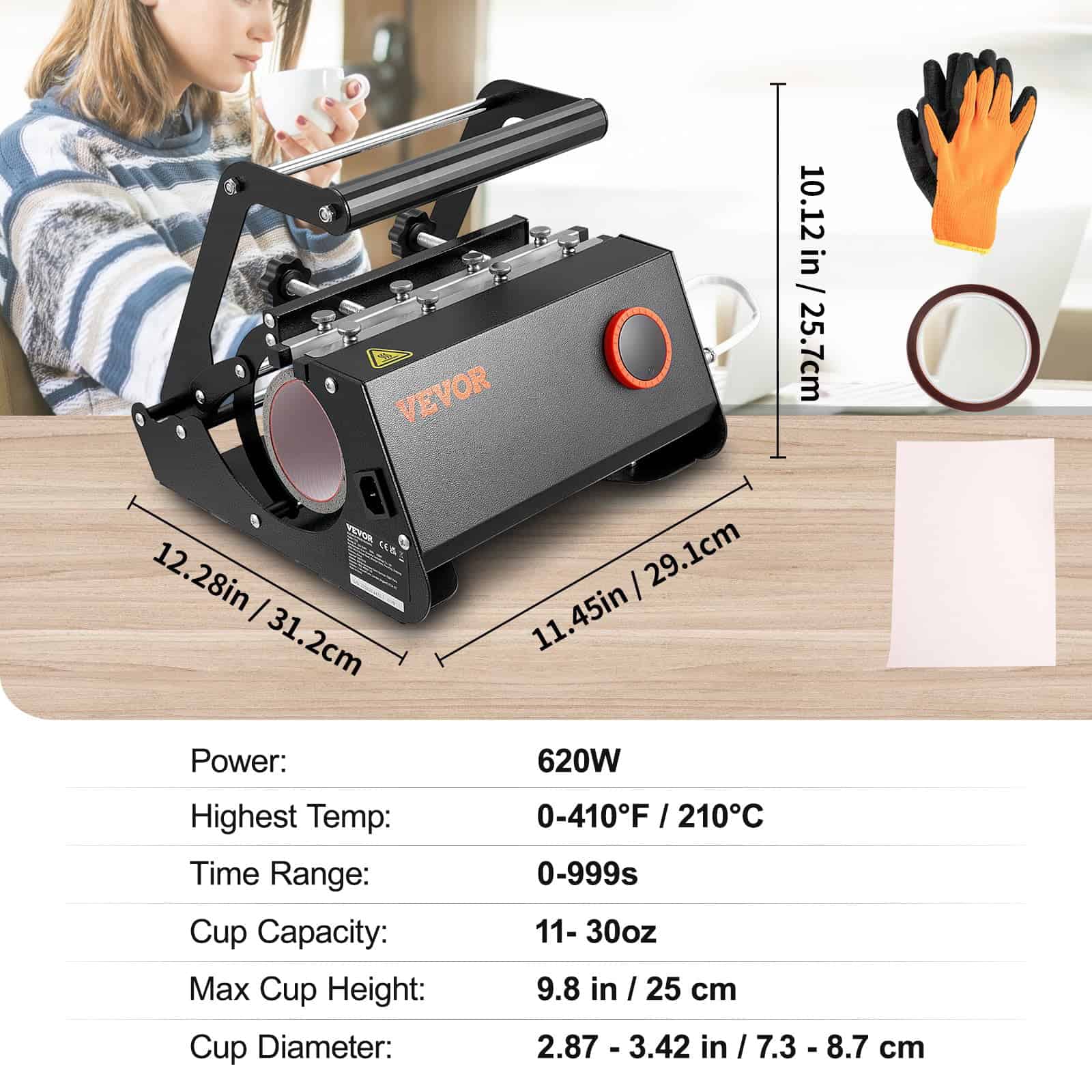 30oz Tumbler Heat Press for Sublimation Transfer 30oz Tumbler Heat Press for Sublimation Transfer - Image 2