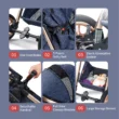 B.Childhood High Landscape Baby Stroller Folding Reversible Seat,Unisex,Blue B.Childhood High Landscape Baby Stroller Folding Reversible Seat,Unisex,Blue