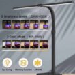 AKRRYR LED Desk Lamp for Home Office, Double Head 24W Desk Lamp with USB Charging Port & Wireless Charger