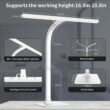 EppieBasic Led Desk Lamp, Architect Desk Lamps for Home Office - White