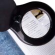 OttLite LED Desk Lamp with Adjustable Magnifier, Prevention Series - Designed to Reduce Eyestrain